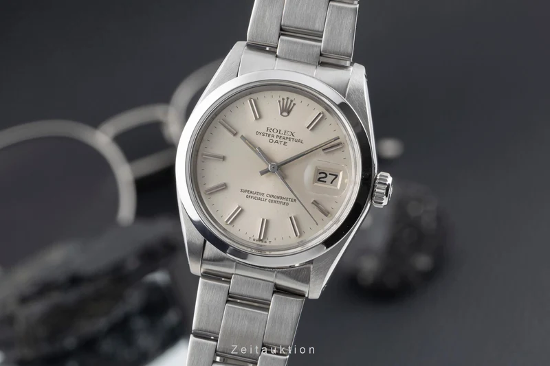 Rolex Date steel automatic men's watch 1500 Vintage [2506765]