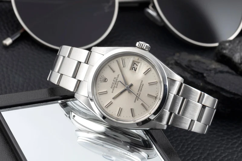 Rolex Date steel automatic men's watch 1500 Vintage [2506765]
