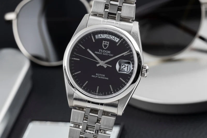 Tudor Date-Day steel automatic men's watch 76200 [2507122]