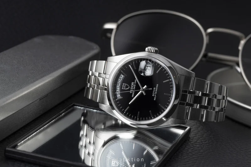 Tudor Date-Day steel automatic men's watch 76200 [2507122]