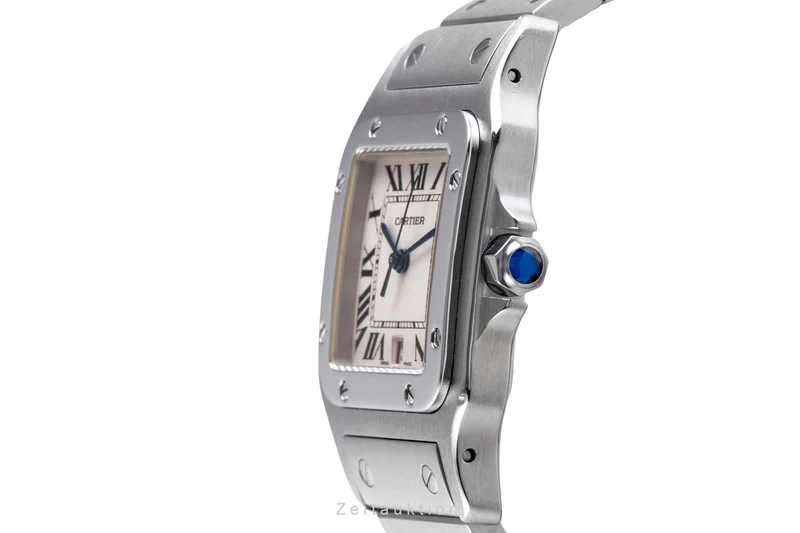 Cartier Santos steel quartz men's watch W20060D6 [2600114]