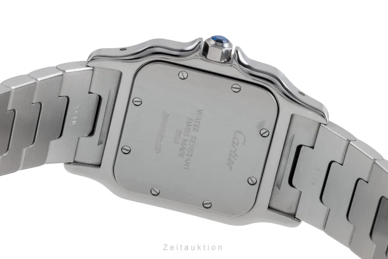 Cartier Santos steel quartz men's watch W20060D6 [2600114]