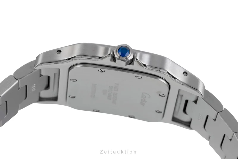 Cartier Santos steel quartz men's watch W20060D6 [2600114]