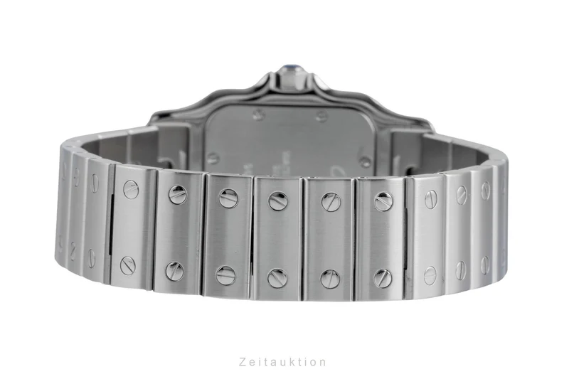 Cartier Santos steel quartz men's watch W20060D6 [2600114]