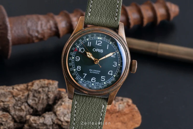 Oris Big Crown bronze automatic men's watch 01 754 7741 3167-07 5 20 58BR [2507473]