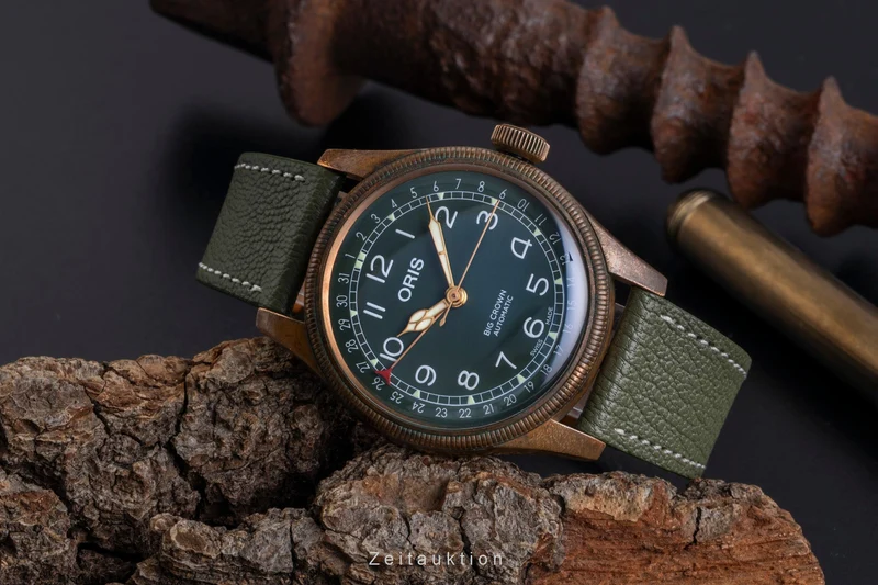 Oris Big Crown bronze automatic men's watch 01 754 7741 3167-07 5 20 58BR [2507473]