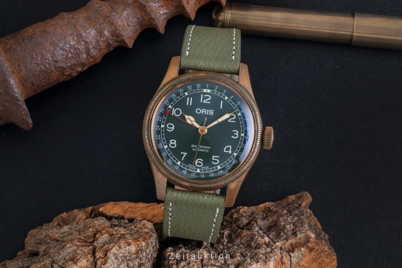 Oris Big Crown bronze automatic men's watch 01 754 7741 3167-07 5 20 58BR [2507473]