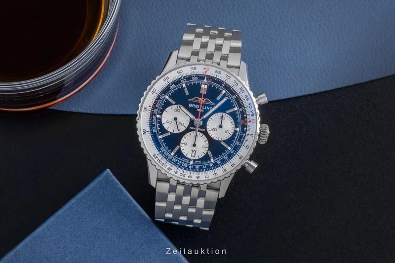Breitling Navitimer chronograph steel automatic men's watch AB0138 LP: 9650EUR [2506552]