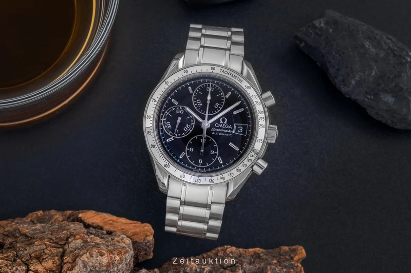 Omega Speedmaster Date chronograph steel automatic men's watch 3513.50.00 LP: 6100EUR [2506954]