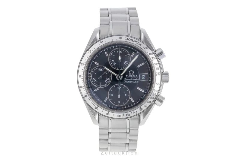 Omega Speedmaster Date chronograph steel automatic men's watch 3513.50.00 LP: 6100EUR [2506954]