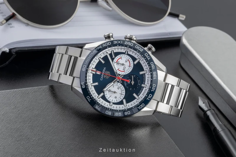 Tag Heuer Carrera chronograph steel automatic men's watch CBN2A1E.BA0643 Limited [2506551]