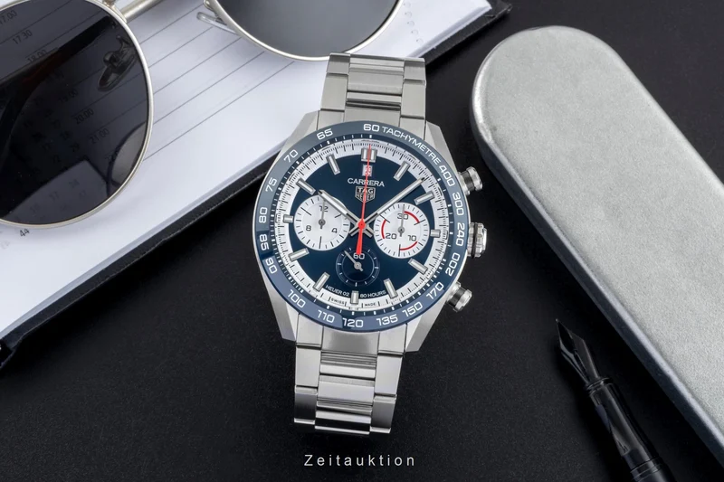 Tag Heuer Carrera chronograph steel automatic men's watch CBN2A1E.BA0643 Limited [2506551]