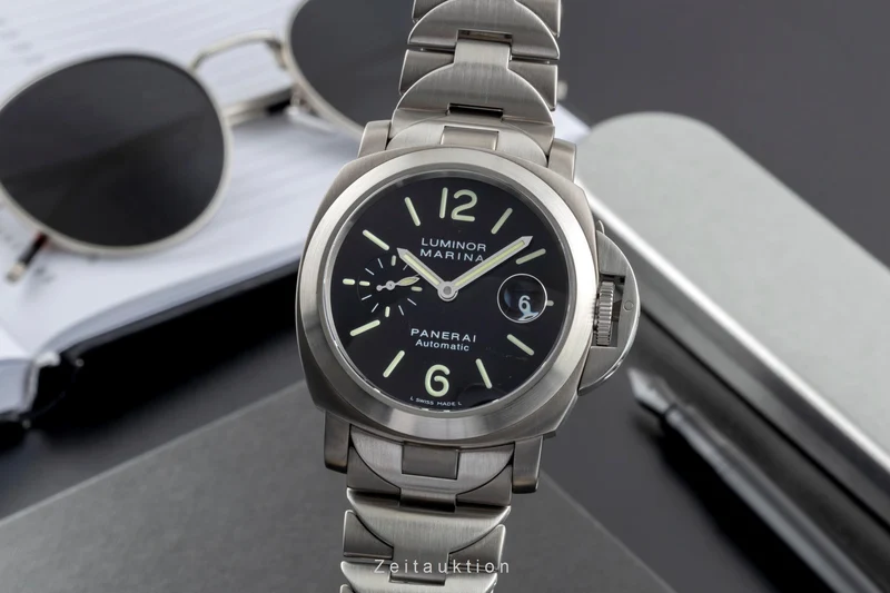Panerai Luminor Marina steel / titanium automatic men's watch PAM00221 [2506455]