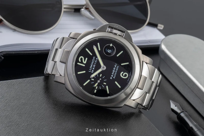 Panerai Luminor Marina steel / titanium automatic men's watch PAM00221 [2506455]