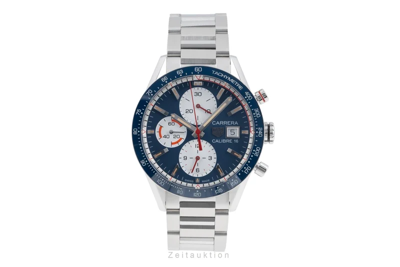 Tag Heuer Carrera chronograph steel automatic men's watch CV201AR.BA0715 LP: 6800EUR [2507370]