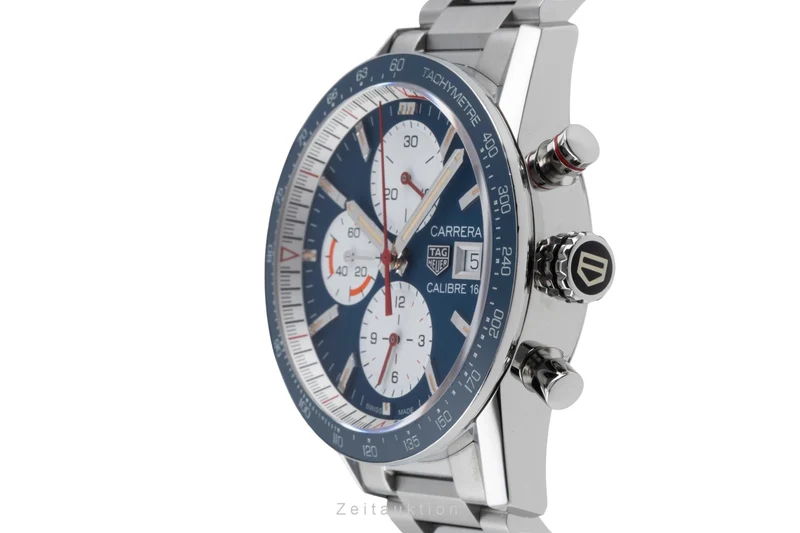 Tag Heuer Carrera chronograph steel automatic men's watch CV201AR.BA0715 LP: 6800EUR [2507370]