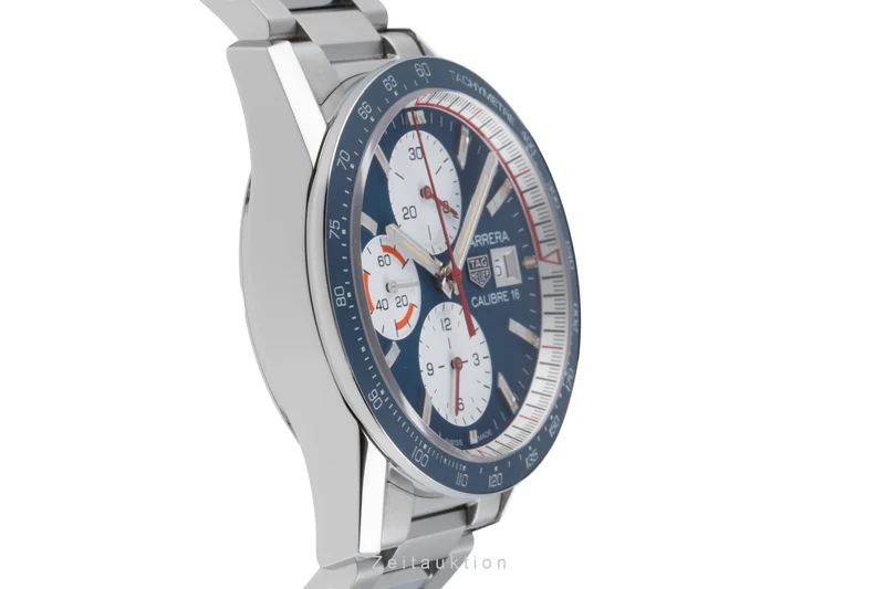 Tag Heuer Carrera chronograph steel automatic men's watch CV201AR.BA0715 LP: 6800EUR [2507370]