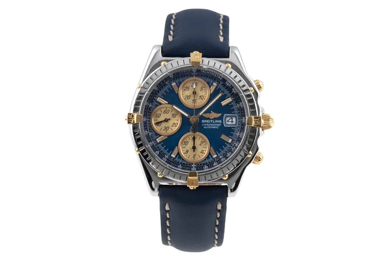 Breitling Chronomat chronograph gilt / steel automatic men's watch B13050.1 [2506189]