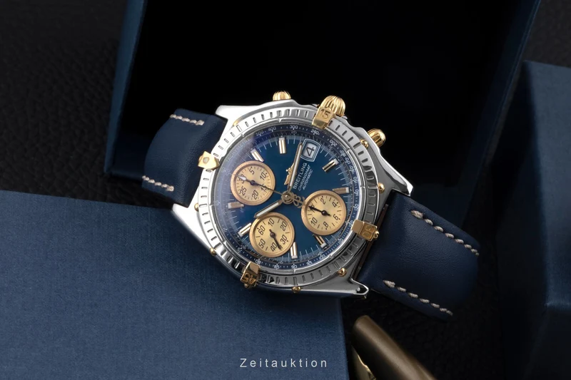Breitling Chronomat chronograph gilt / steel automatic men's watch B13050.1 [2506189]