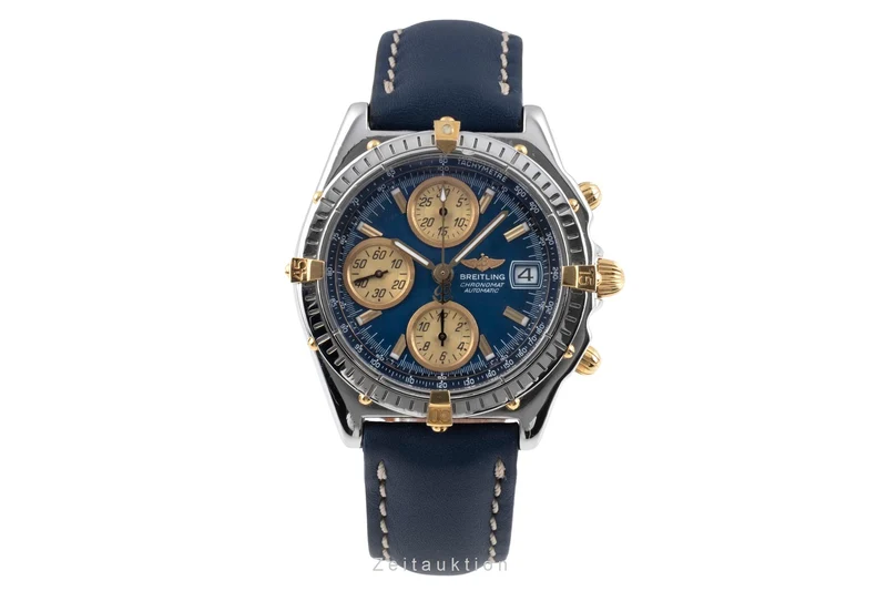 Breitling Chronomat chronograph gilt / steel automatic men's watch B13050.1 [2506189]
