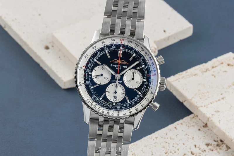 Breitling Navitimer 01 chronograph steel automatic men's watch AB0138 LP: 9650EUR [2506439]