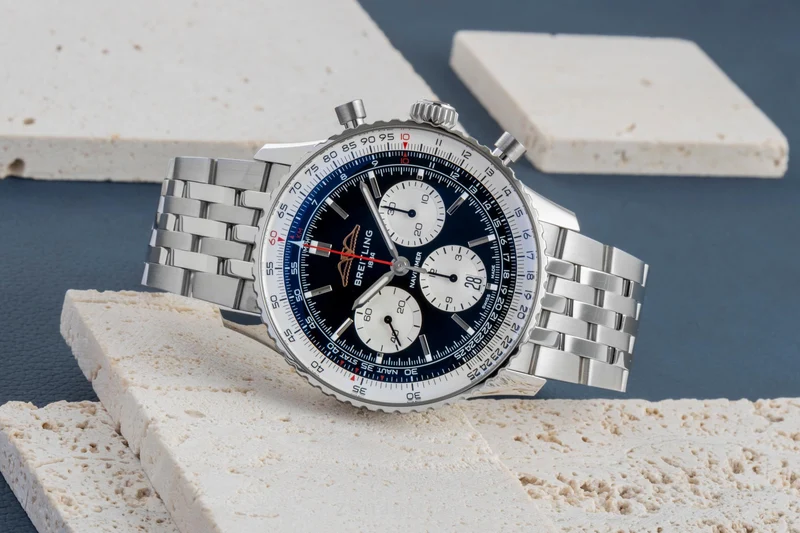Breitling Navitimer 01 chronograph steel automatic men's watch AB0138 LP: 9650EUR [2506439]