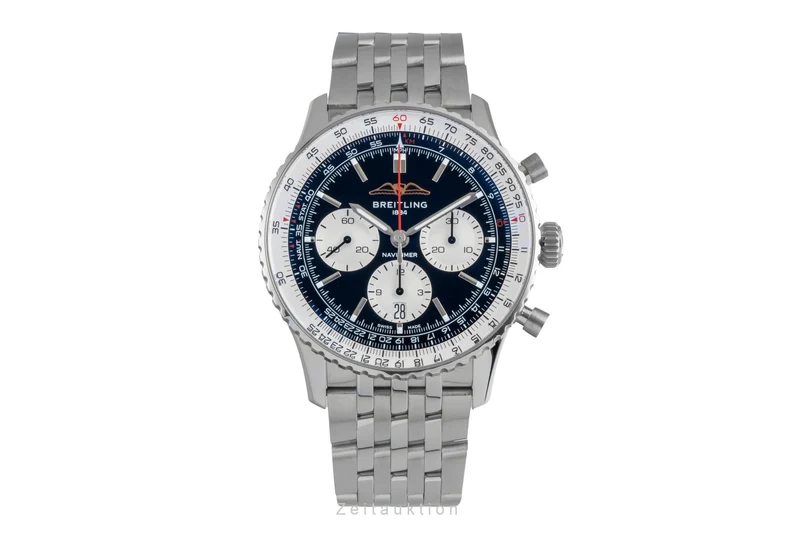 Breitling Navitimer 01 chronograph steel automatic men's watch AB0138 LP: 9650EUR [2506439]