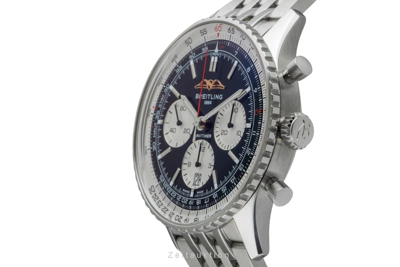 Breitling Navitimer 01 chronograph steel automatic men's watch AB0138 LP: 9650EUR [2506439]