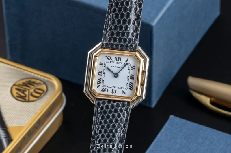 Cartier Ceinture steel / gold manual winding women's watch 7821 [2507211]