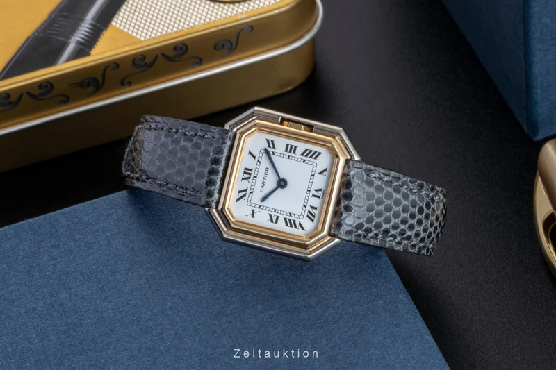Cartier Ceinture steel / gold manual winding women's watch 7821 [2507211]