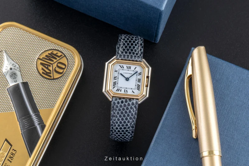 Cartier Ceinture steel / gold manual winding women's watch 7821 [2507211]
