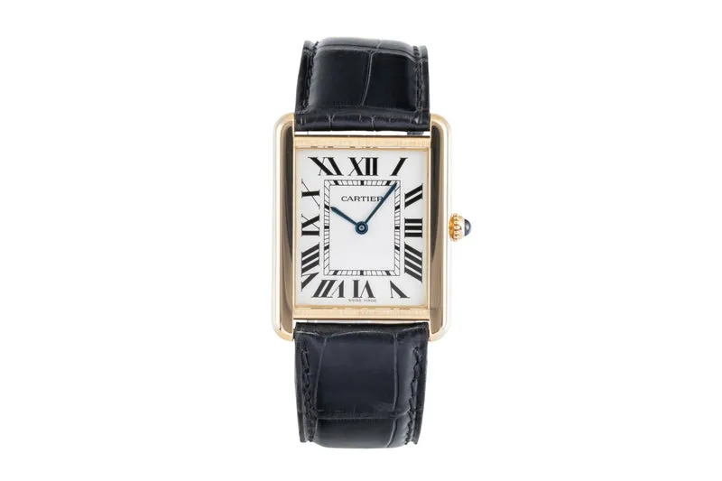 Cartier Tank steel / gold quartz men's watch W1018855 [2507378]