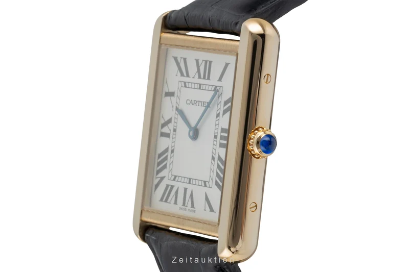 Cartier Tank steel / gold quartz men's watch W1018855 [2507378]
