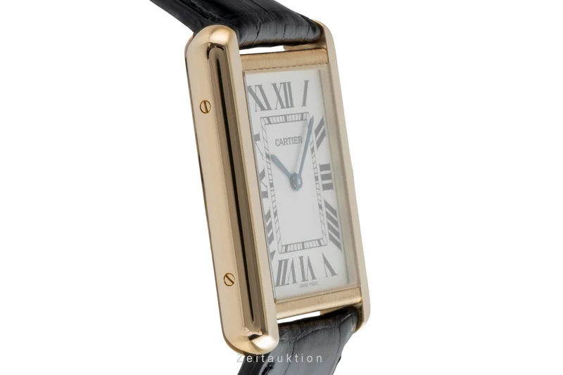 Cartier Tank steel / gold quartz men's watch W1018855 [2507378]