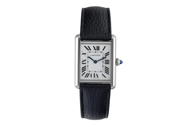 Cartier Tank steel quartz men's watch WSTA0041 [2507416]