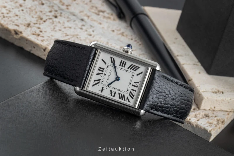Cartier Tank steel quartz men's watch WSTA0041 [2507416]