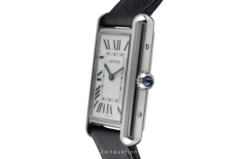 Cartier Tank steel quartz men's watch WSTA0041 [2507416]