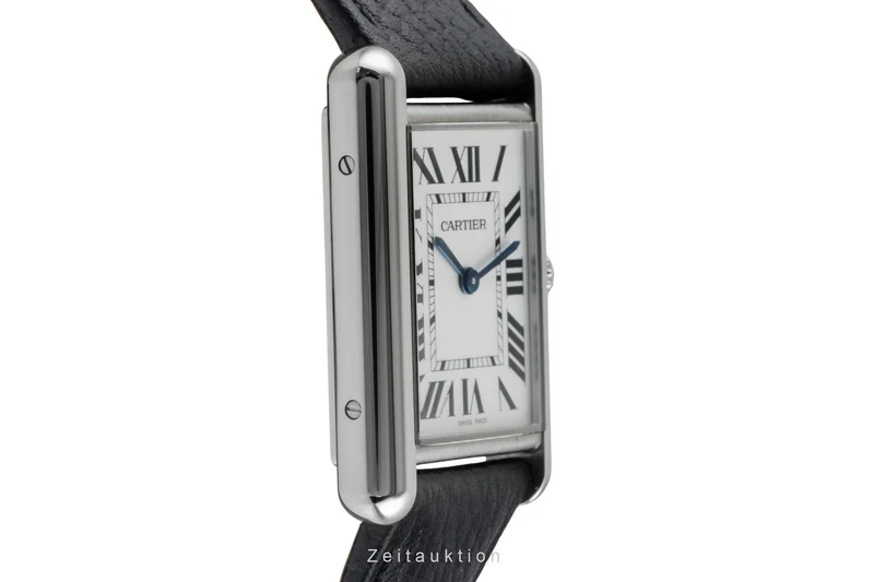 Cartier Tank steel quartz men's watch WSTA0041 [2507416]