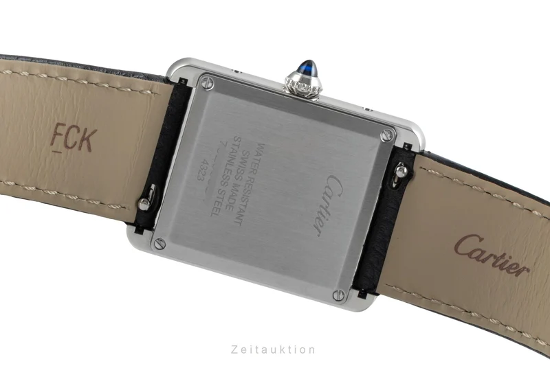 Cartier Tank steel quartz men's watch WSTA0041 [2507416]