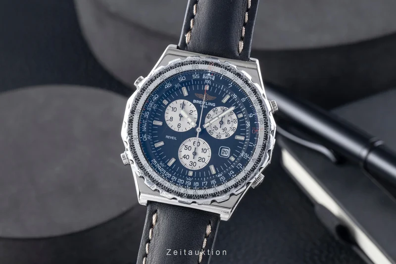 Breitling Jupiter Pilot chronograph steel quartz men's watch A59028 [2507403]