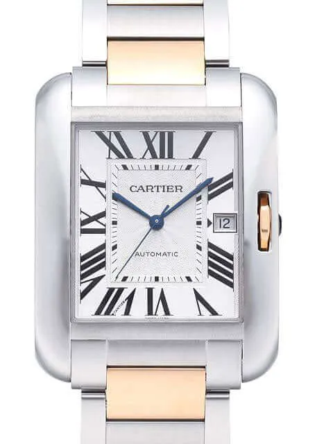 Cartier Tank Anglaise XL W5310006 Edelstahl Rotgold