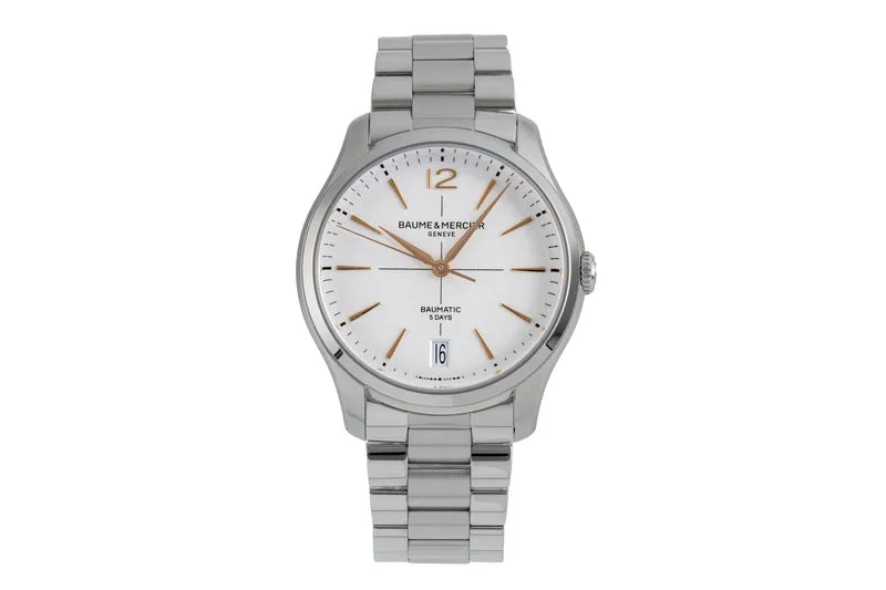 Baume & Mercier Clifton steel automatic men's watch M0A10793 LP: 3700EUR [2507547]