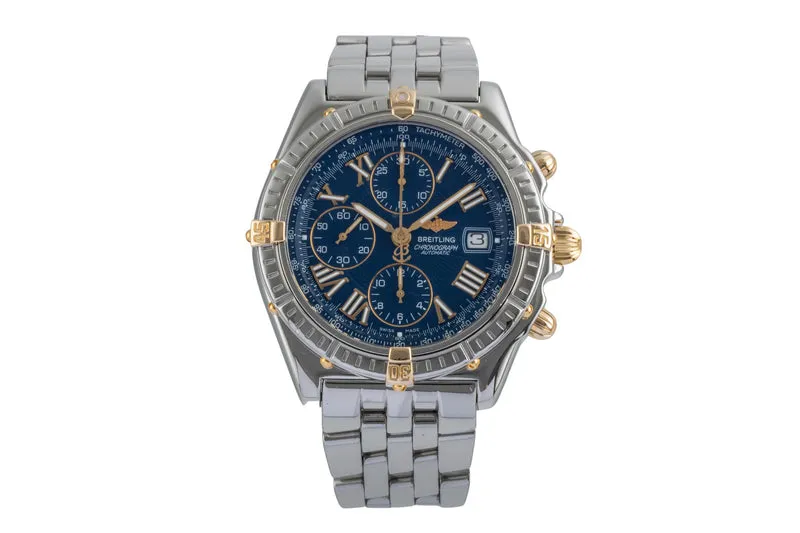 Breitling Crosswind chronograph steel / gold automatic men's watch B13055 [2600042]