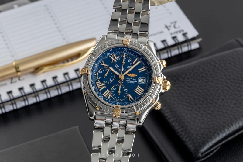 Breitling Crosswind chronograph steel / gold automatic men's watch B13055 [2600042]