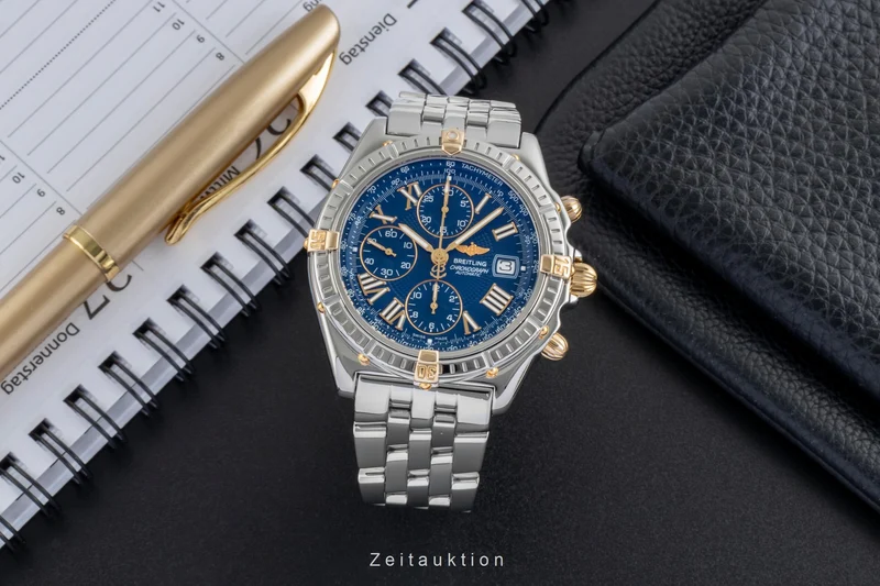 Breitling Crosswind chronograph steel / gold automatic men's watch B13055 [2600042]