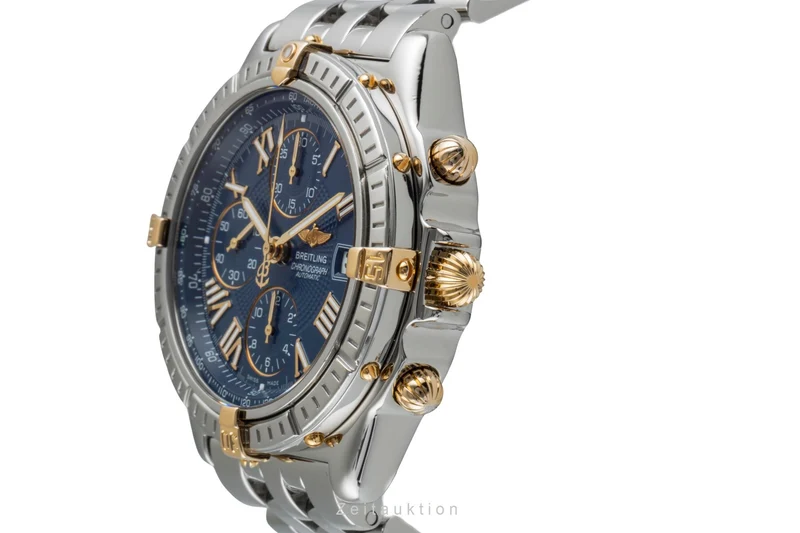Breitling Crosswind chronograph steel / gold automatic men's watch B13055 [2600042]