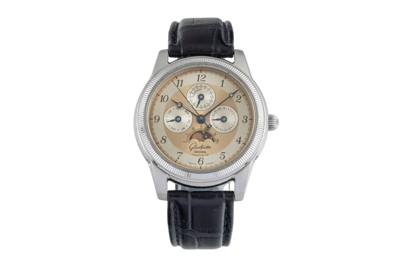 Glashütte 1845 steel manual winding men's watch 1-49-01-03-01-04 [2600151]
