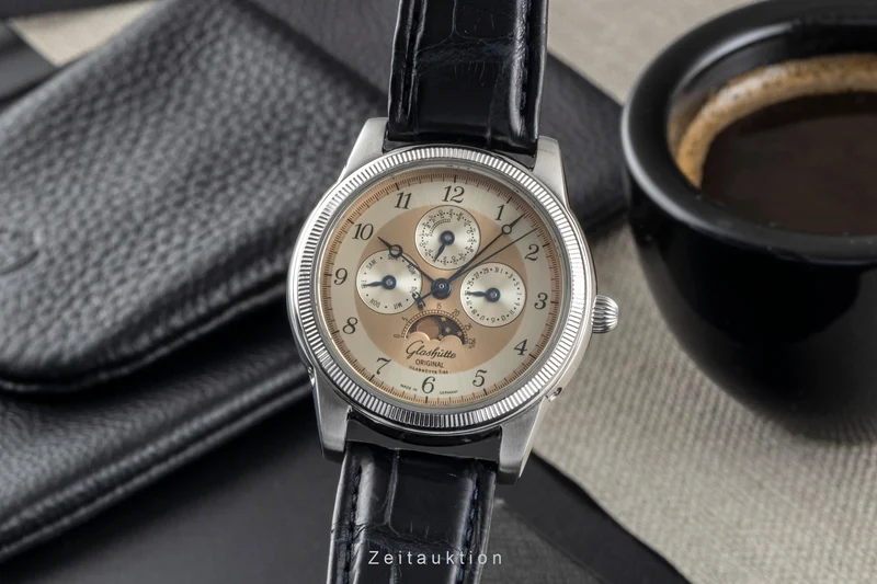 Glashütte 1845 steel manual winding men's watch 1-49-01-03-01-04 [2600151]