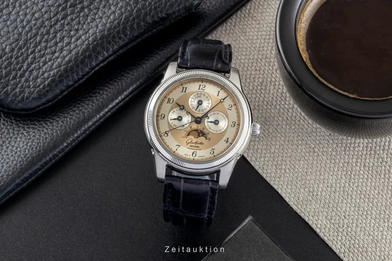 Glashütte 1845 steel manual winding men's watch 1-49-01-03-01-04 [2600151]