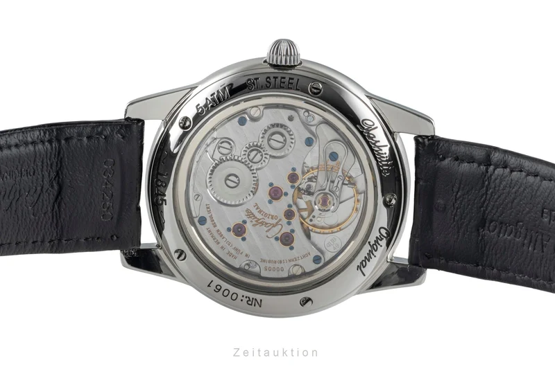 Glashütte 1845 steel manual winding men's watch 1-49-01-03-01-04 [2600151]